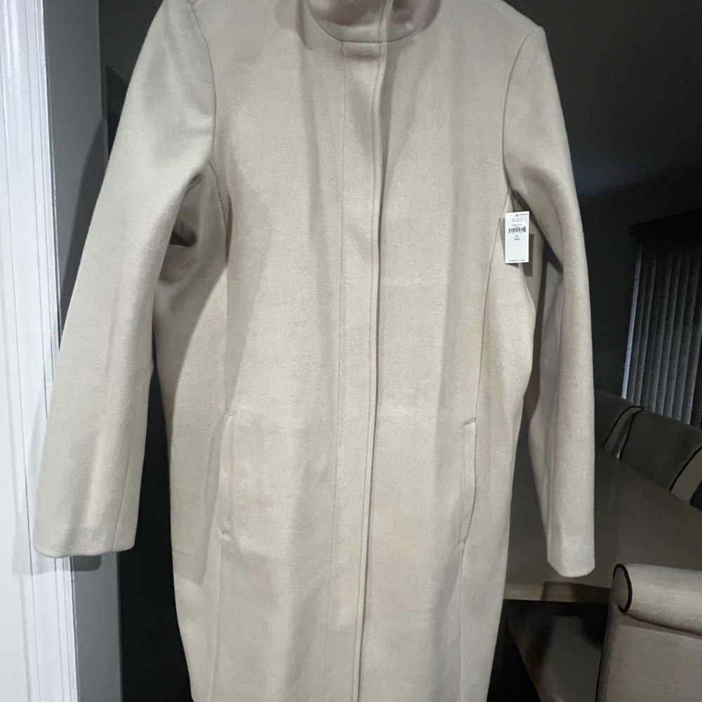 NWT Old Navy Elegant Ivory Women's Walker Coat